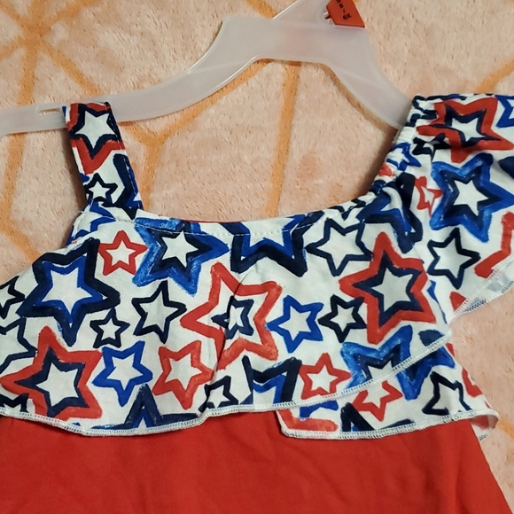 PATRIOTIC RUFFLE TANK - Picture 2 of 3